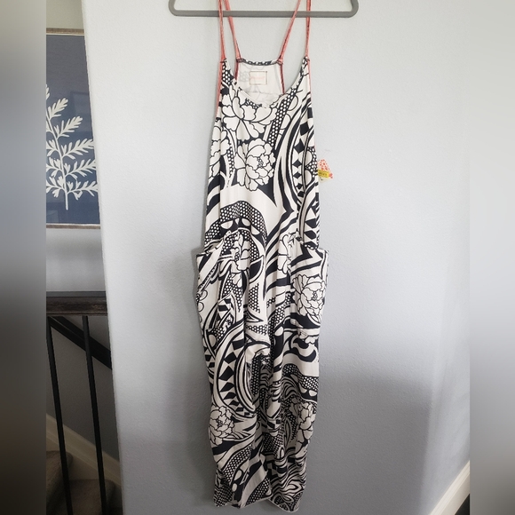 RARE Free People Movement Hotshot Onsie Printed Padma Black Combo Sz S NWT - Picture 5 of 8